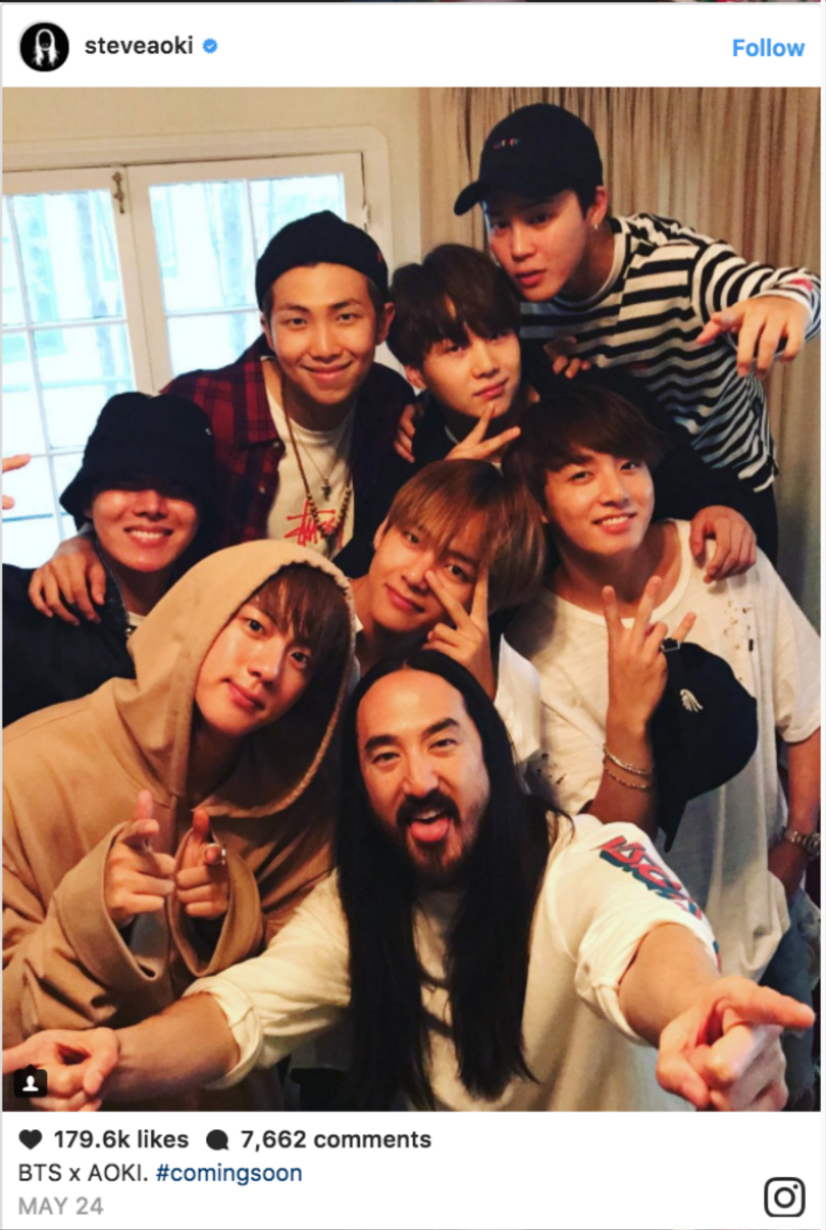 Sau The Chainsmokers, BTS 'thừa thắng' xông lên cùng Steve Aoki? Ảnh 4