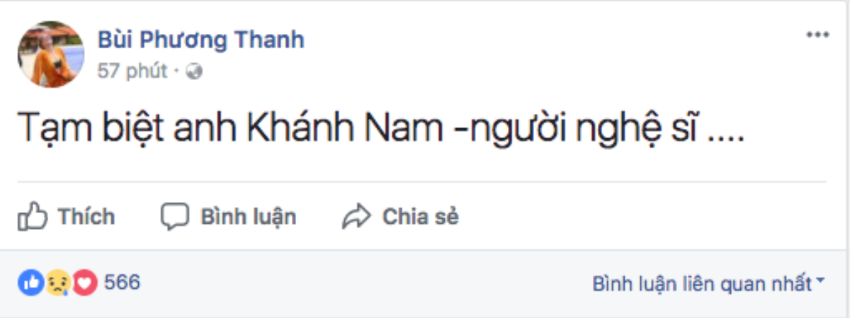 Sao Việt tiếc thương trước sự ra đi đột ngột của nghệ sĩ hài Khánh Nam Ảnh 3