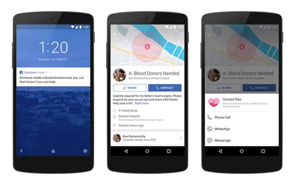 Facebook và nỗ lực biến thành “bệnh viện hiến máu” trực tuyến cho mọi người có nhu cầu cứu trợ Ảnh 2