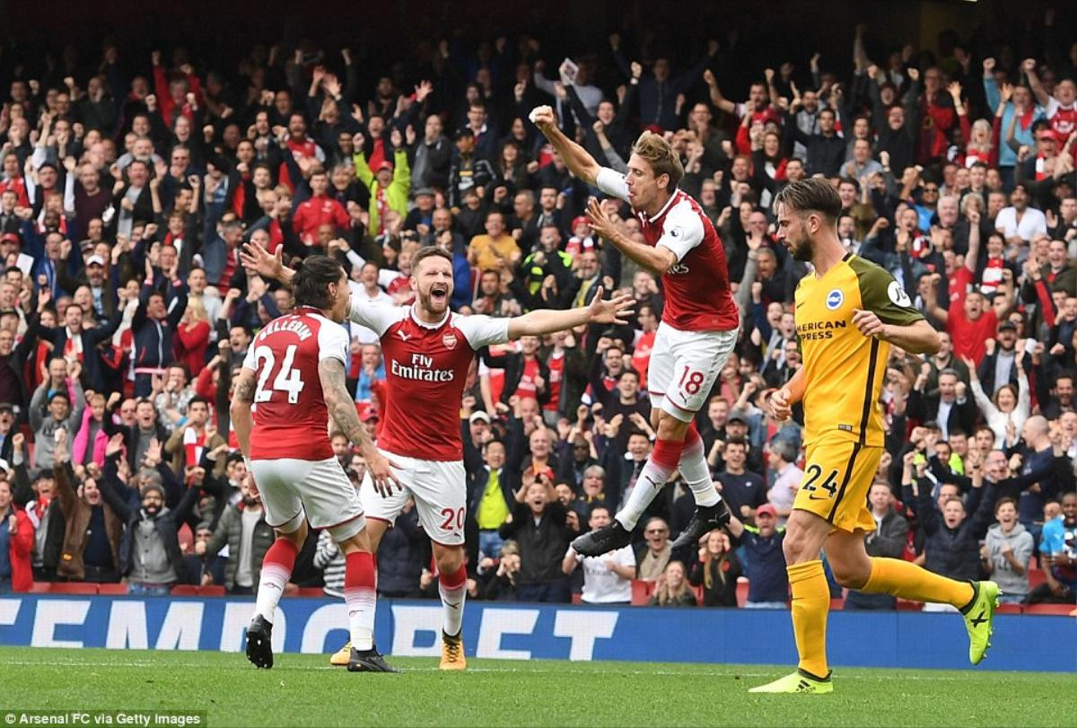 Arsenal trở lại top 5 sau chiến thắng nhẹ nhàng trước Brighton Ảnh 2