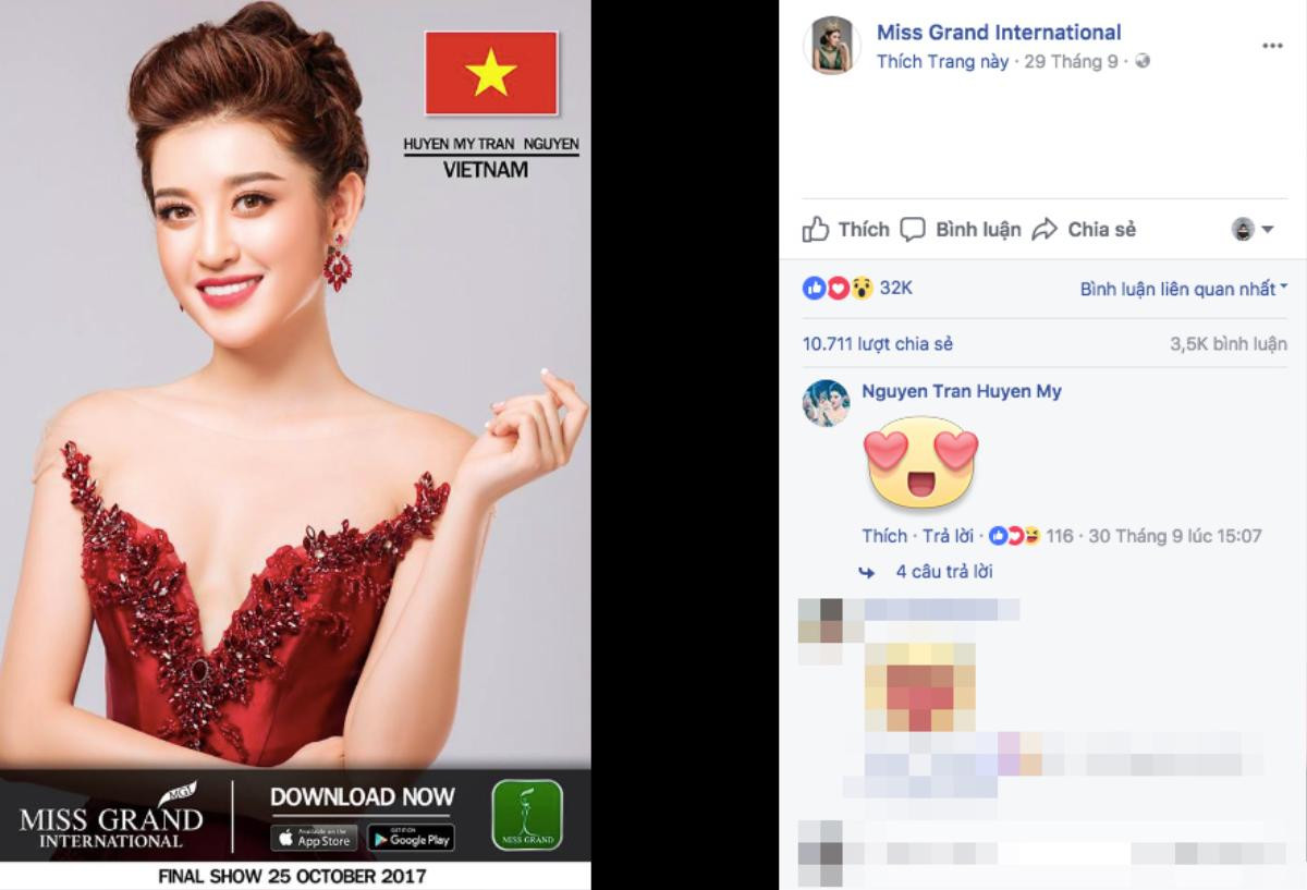 Á hậu Huyền My thuộc Top dẫn đầu thí sinh được yêu thích nhất của Miss Grand International Ảnh 2