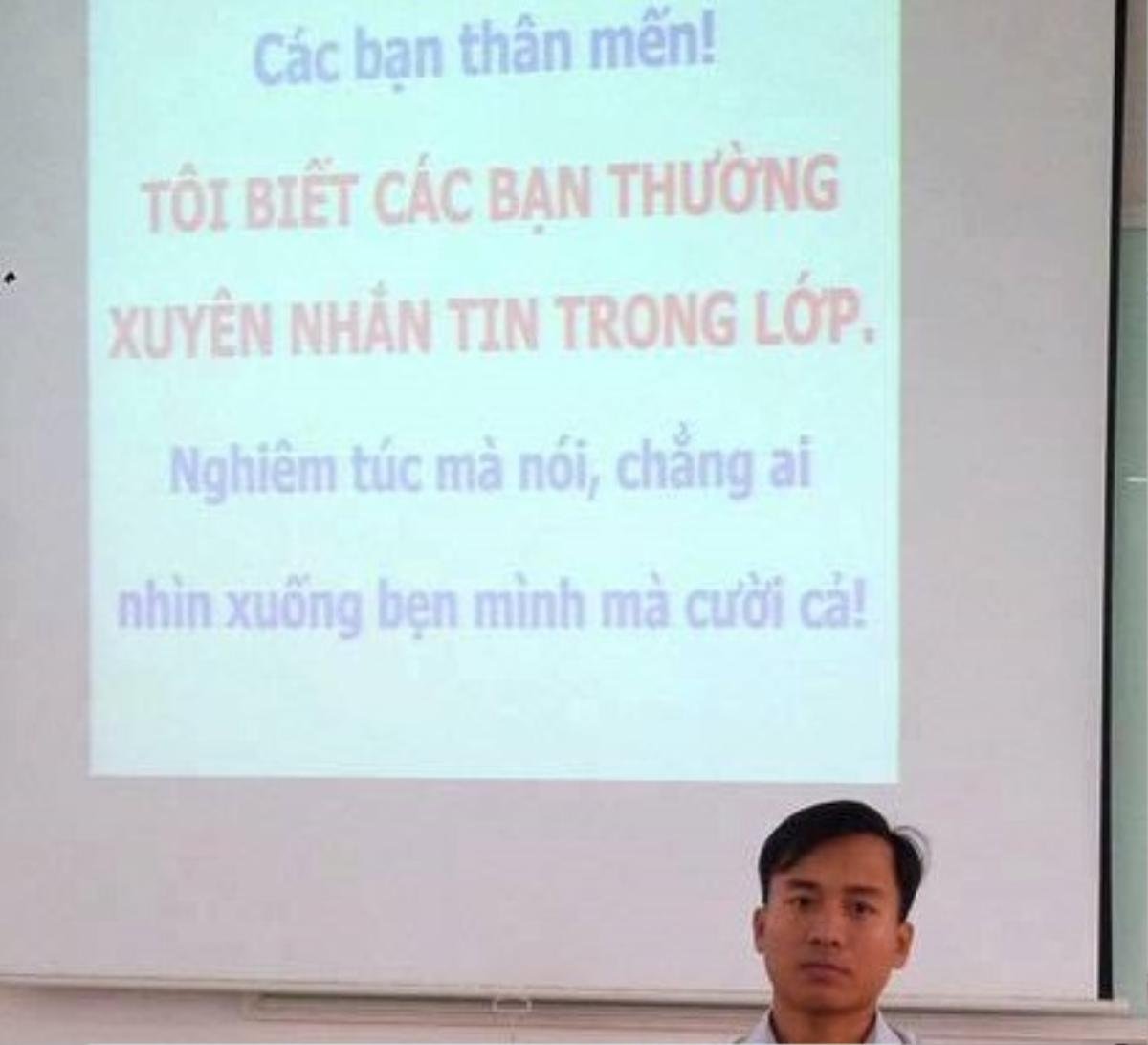 Thầy giáo gây sốt với lời nhắc sinh viên nhắn tin trong lớp: 'Không cấm sinh viên dùng điện thoại trong giờ học' Ảnh 2