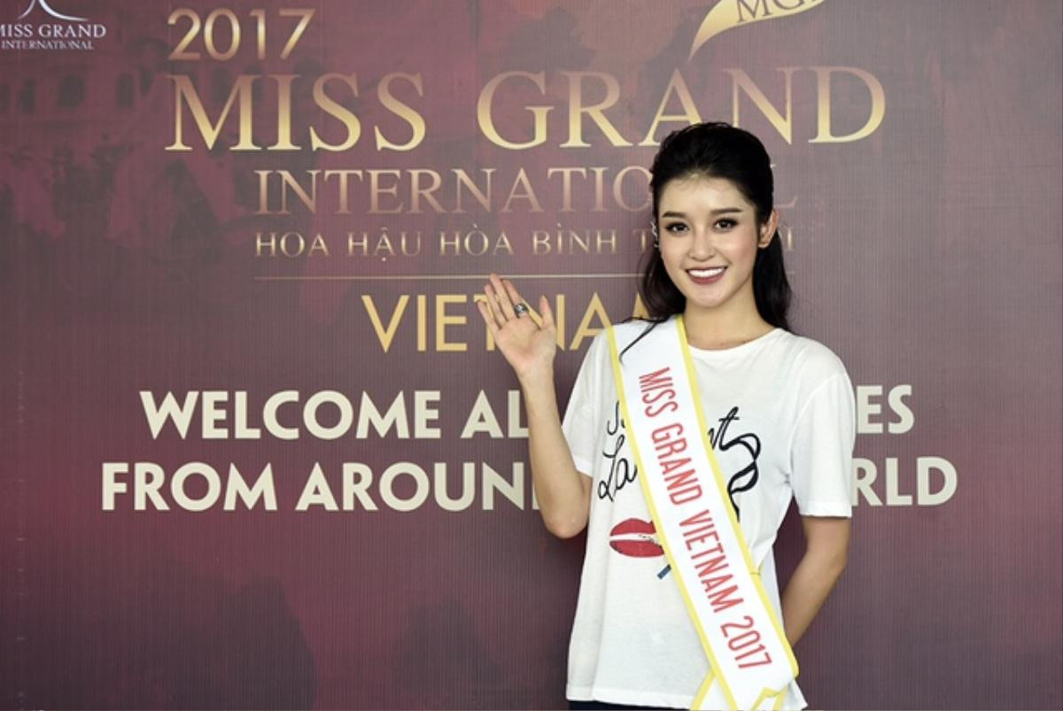 Huyền My rạng rỡ cùng dàn hoa hậu quốc tế, chính thức 'chinh chiến' tại Miss Grand International 2017 Ảnh 5