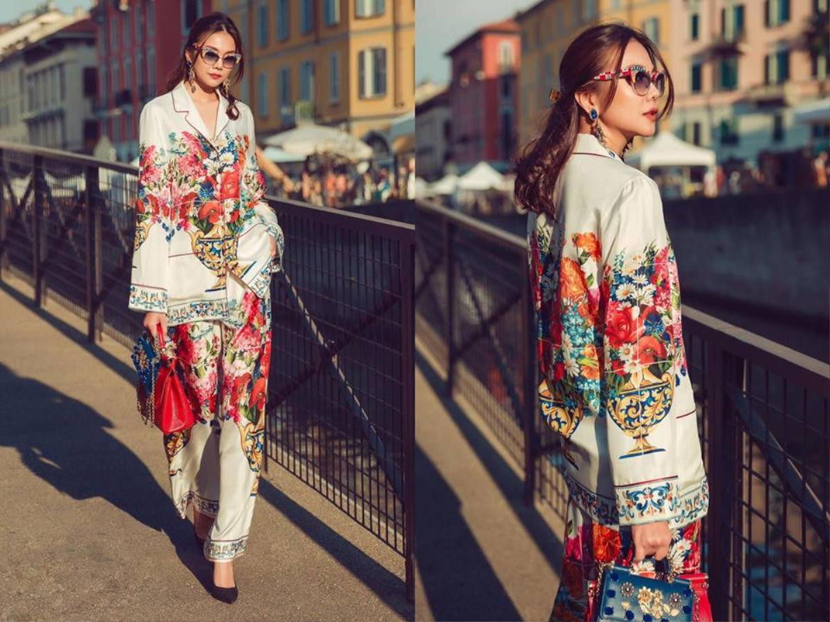 'Công phá' front-row thôi chưa đủ, Thanh Hằng còn mang street-style ấn tượng đến Milan Ảnh 11