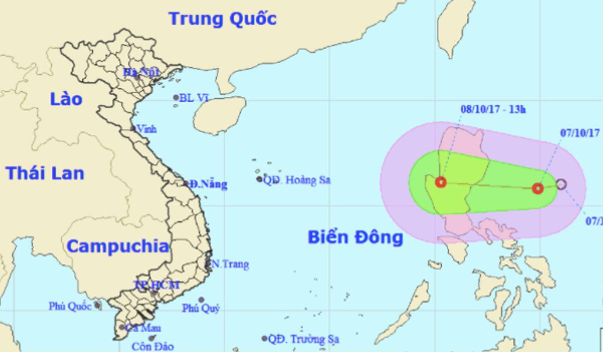 Áp thấp tiến thẳng Biển Đông, miền Bắc đón đợt mưa lớn Ảnh 1