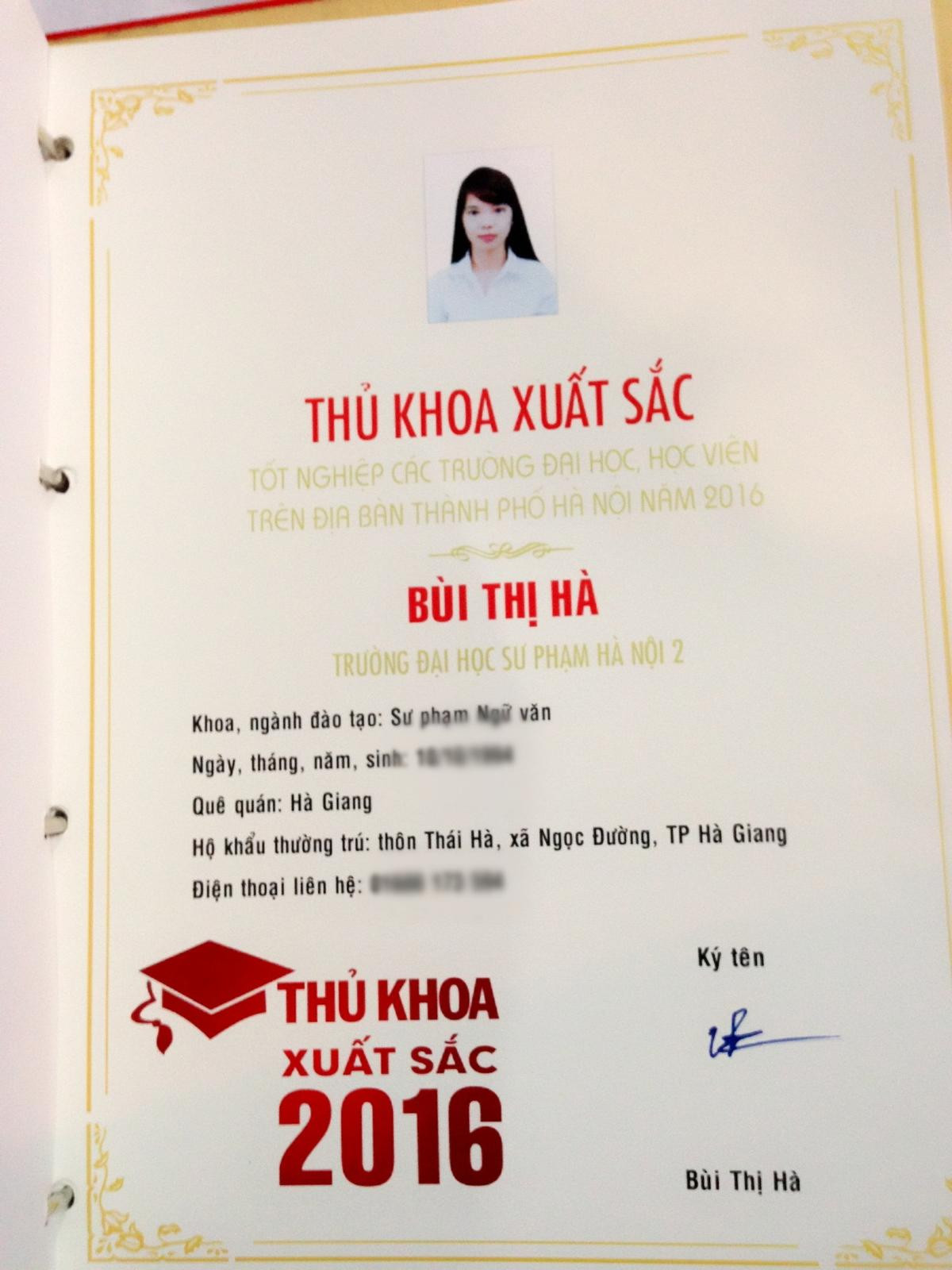 Thủ khoa ĐH Sư phạm Hà Nội 2 từng được vinh danh: 'Giờ tôi ở nhà bán hoa quả thuê, phụ mẹ nuôi lợn' Ảnh 3