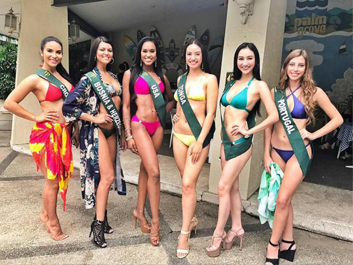 Á hậu Hà Thu khoe đường cong nuột nà trong trang phục bikini tại Miss Earth 2017 Ảnh 3