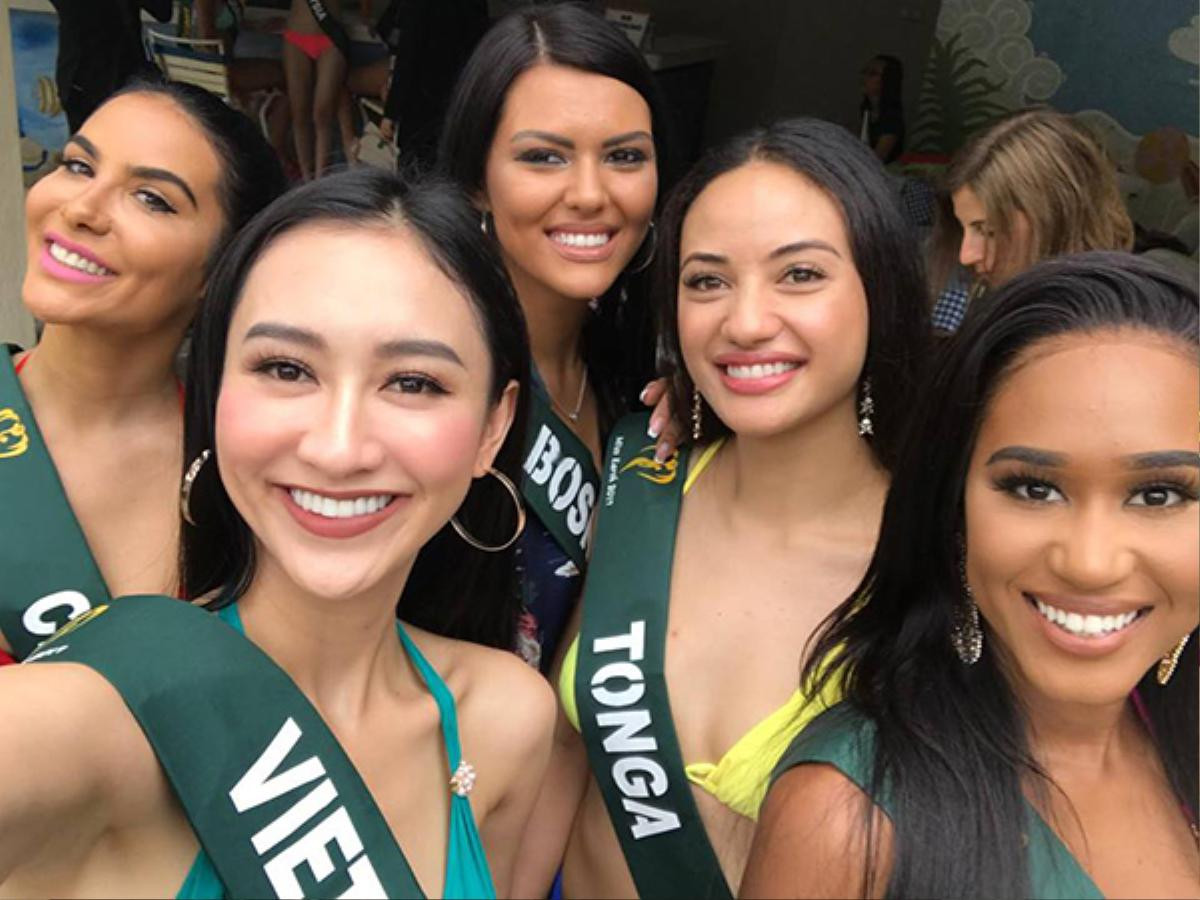 Á hậu Hà Thu khoe đường cong nuột nà trong trang phục bikini tại Miss Earth 2017 Ảnh 4