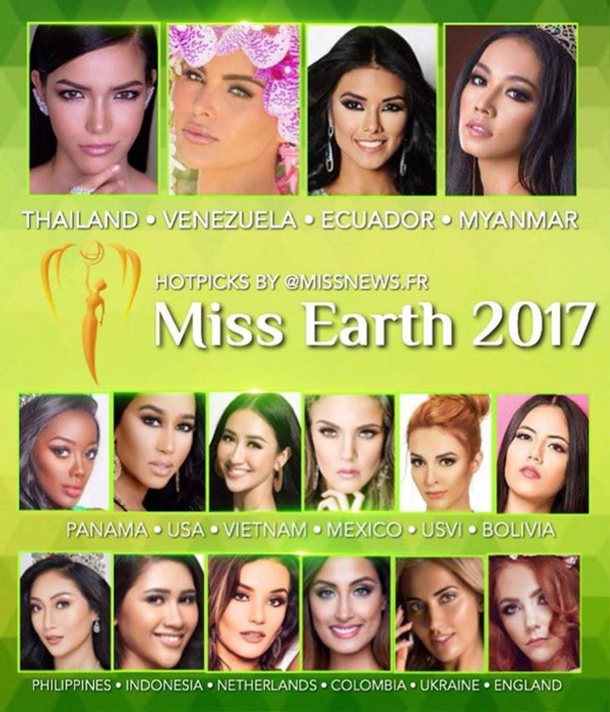 Á hậu Hà Thu được dự đoán lọt Top 10 được yêu thích nhất Miss Earth 2017 Ảnh 2