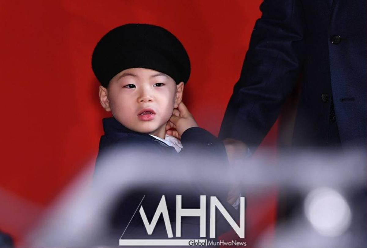 Bộ ba Daehan, Minguk, Manse siêu đáng yêu, 'đè bẹp' sao Hàn trên thảm đỏ Liên hoan phim Busan lần thứ 22 Ảnh 5