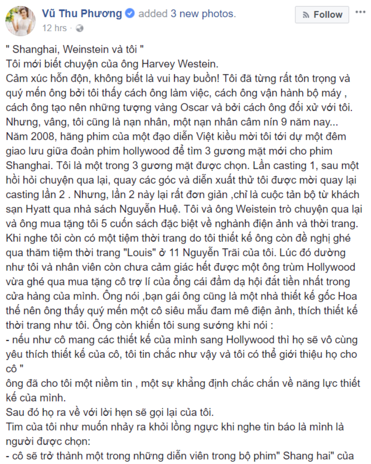 Vũ Thu Phương, phim 'Shanghai' và nỗi oan 'siêu nổ' đến tận 9 năm sau mới được tỏ bày Ảnh 10