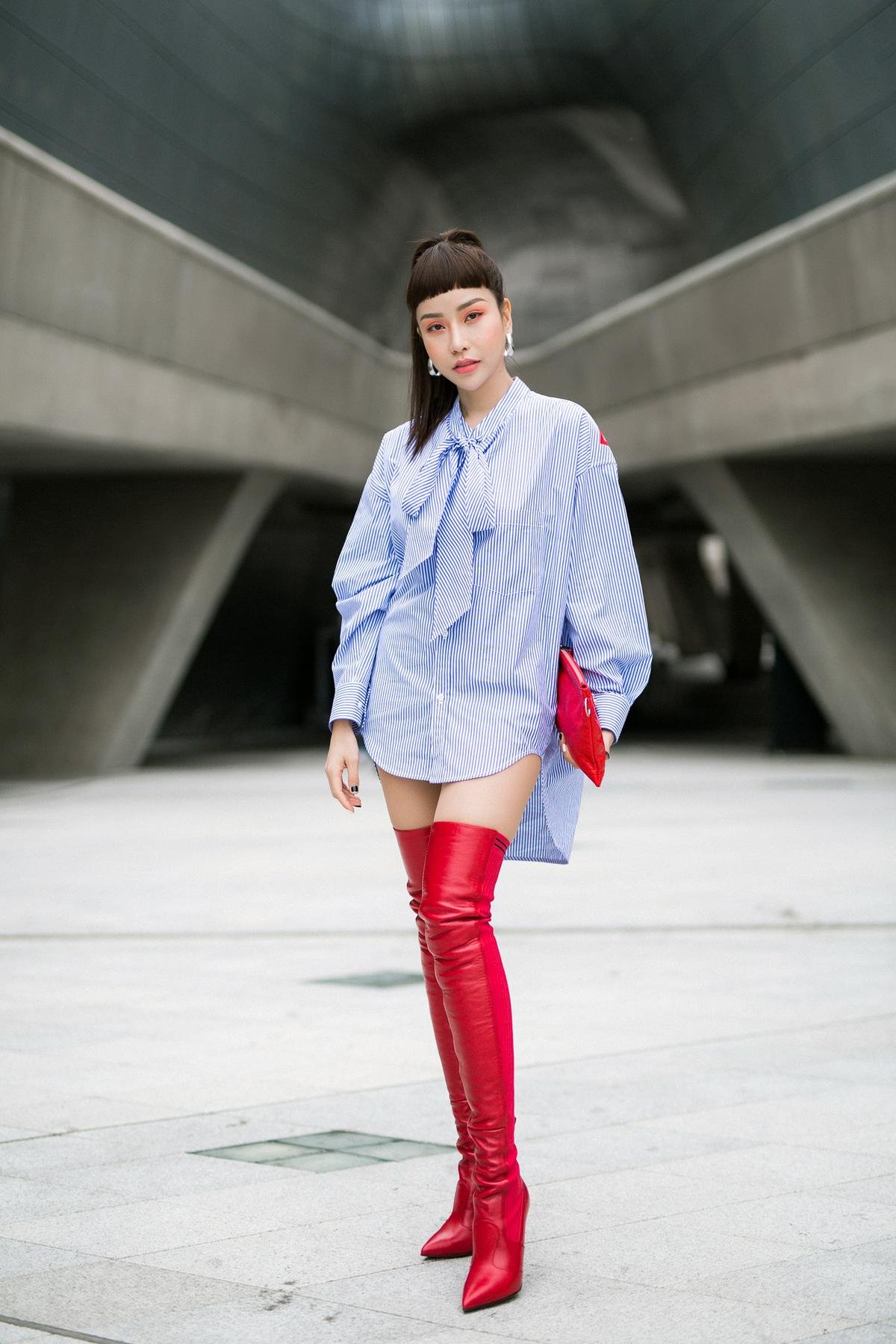 Trang phục ấn tượng của Diễm My 9X ở Seoul Fashion Week bị tố đạo ý tưởng Ảnh 9