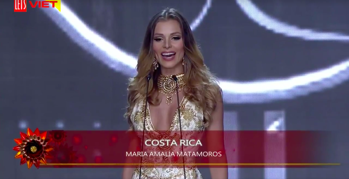 Thí sinh Costa Rica, Puerto Rico té ngã ngay trên sân khấu bán kết Miss Grand International 2017 Ảnh 1