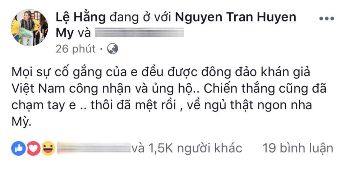 Sao Việt gửi lời động viên, an ủi Huyền My khi trượt Top 5: 'Em đã làm rất tốt' Ảnh 2