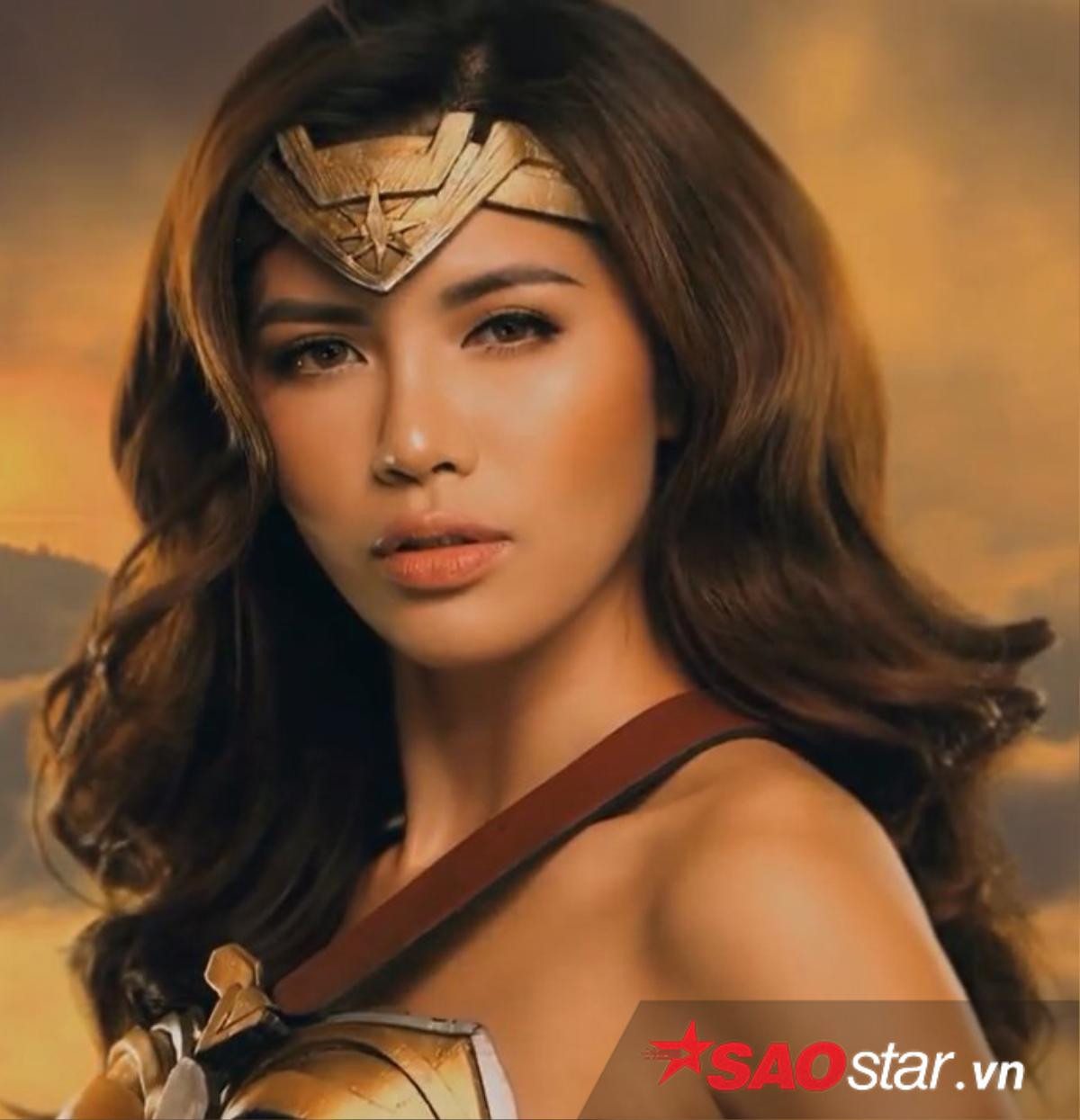 Hóa trang thành Wonder Woman, liệu Minh Tú có 'đọ' được với 'chị đại' Gal Gadot? Ảnh 2