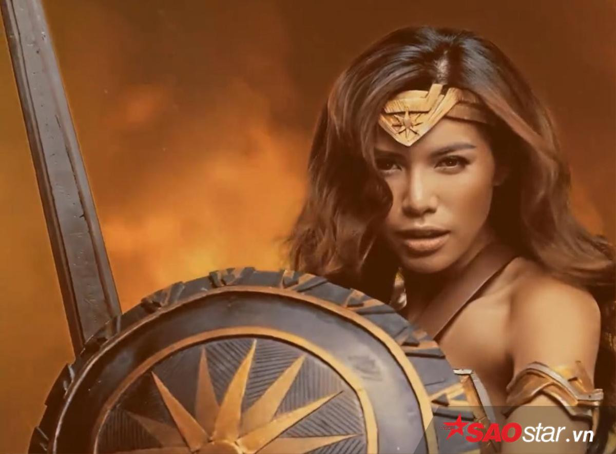 Hóa trang thành Wonder Woman, liệu Minh Tú có 'đọ' được với 'chị đại' Gal Gadot? Ảnh 1