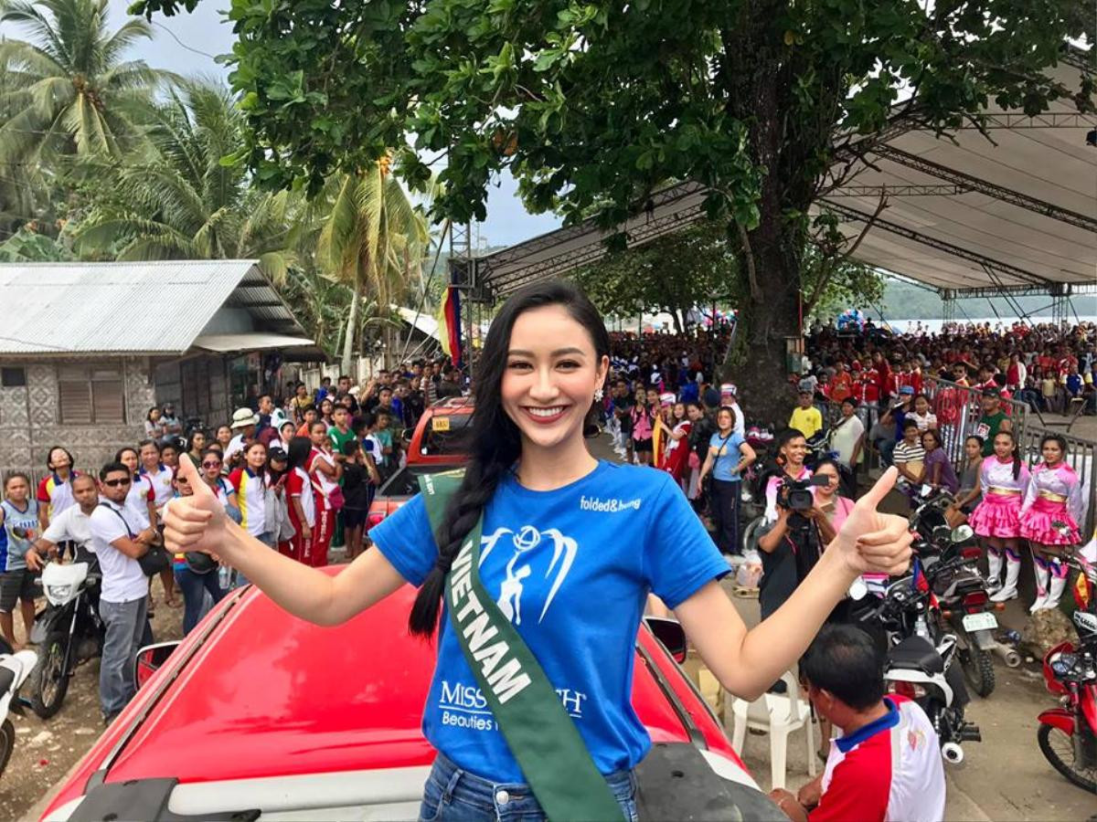 Á hậu Hà Thu dẫn đầu bình chọn 'Gương mặt ăn ảnh' ở Miss Earth 2017 Ảnh 3