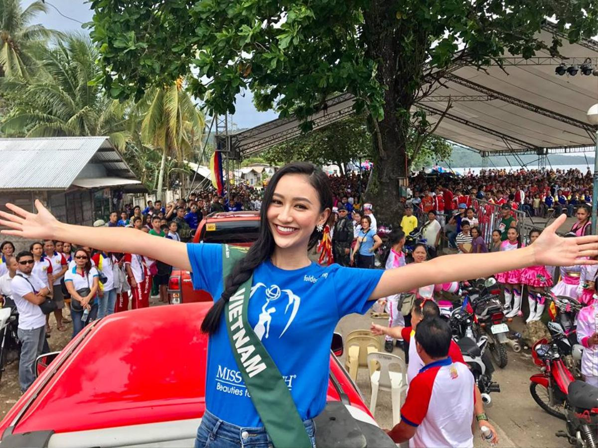 Á hậu Hà Thu dẫn đầu bình chọn 'Gương mặt ăn ảnh' ở Miss Earth 2017 Ảnh 4