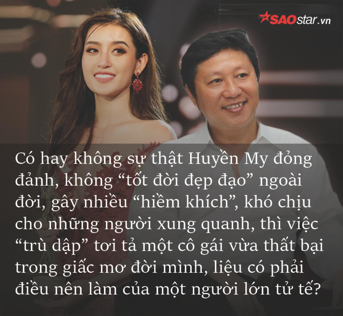 Sỹ Hoàng: Góp ý Huyền My, để làm gì? Ảnh 4