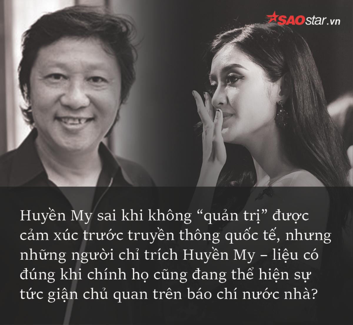 Sỹ Hoàng: Góp ý Huyền My, để làm gì? Ảnh 2