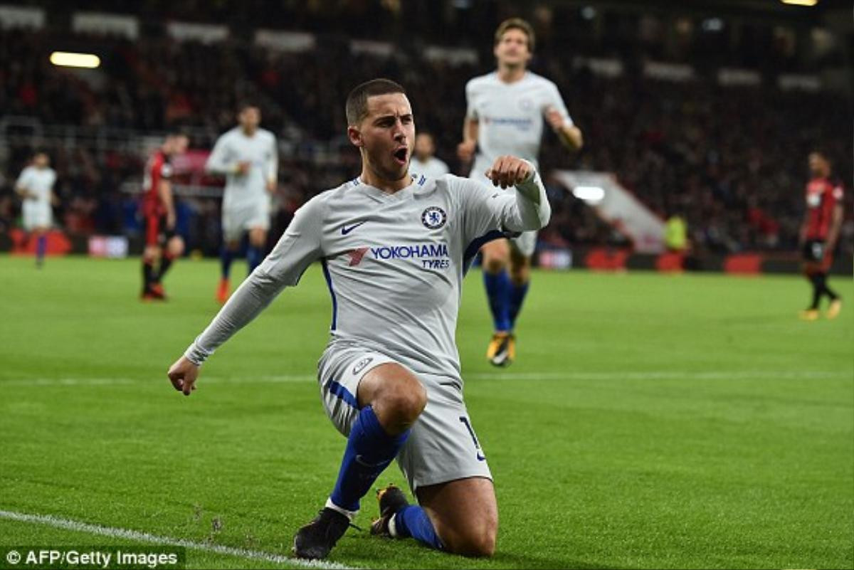 Bournemouth 0-1 Chelsea: Hazard ‘giữ ghế’ cho Conte Ảnh 1