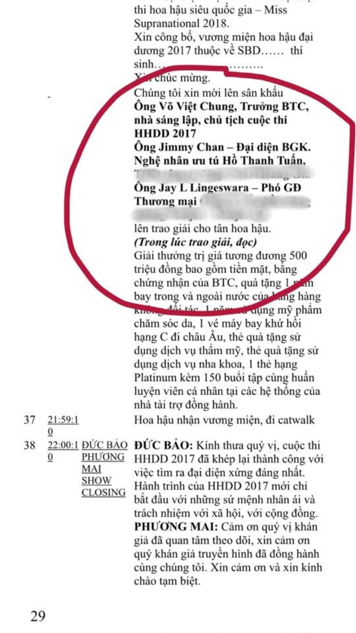 Bị 'tố' quên xướng tên Hoa hậu Đặng Thu Thảo lúc chuyển vương miện, MC Phương Mai tung bằng chứng trưởng BTC nói dối Ảnh 5