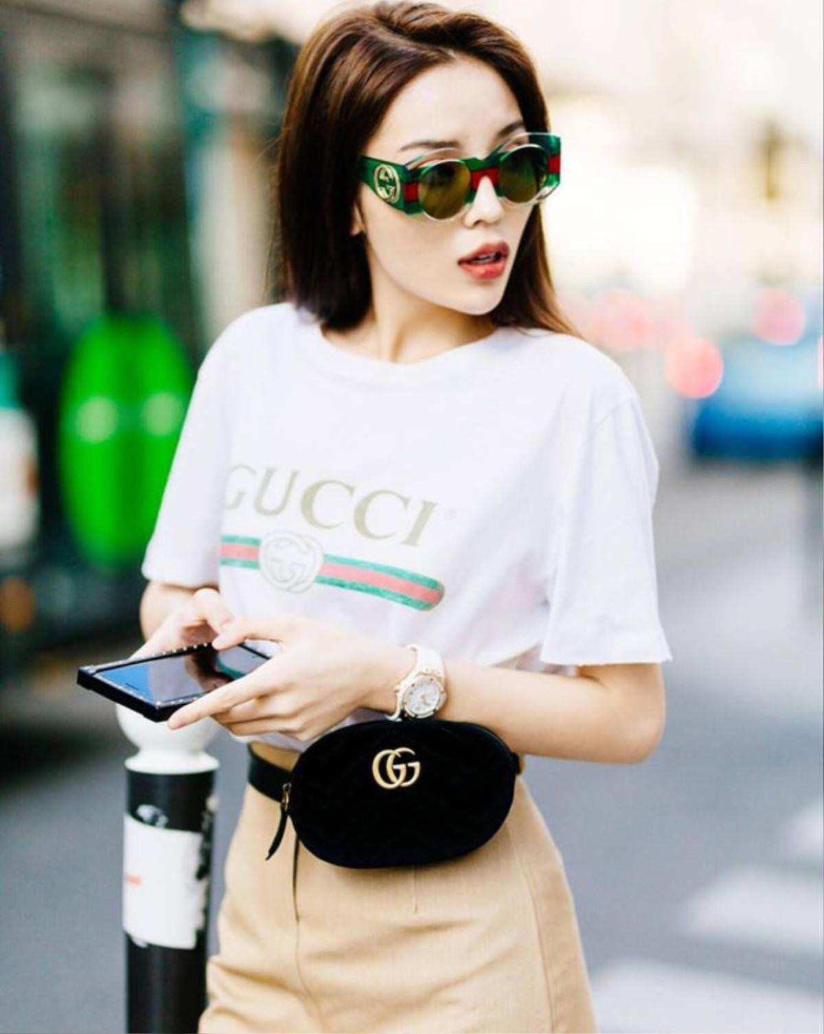 Đụng hàng áo thun Gucci 12 triệu đồng, Tâm Tít 'khí chất' không kém Hà Hồ, Kỳ Duyên Ảnh 7