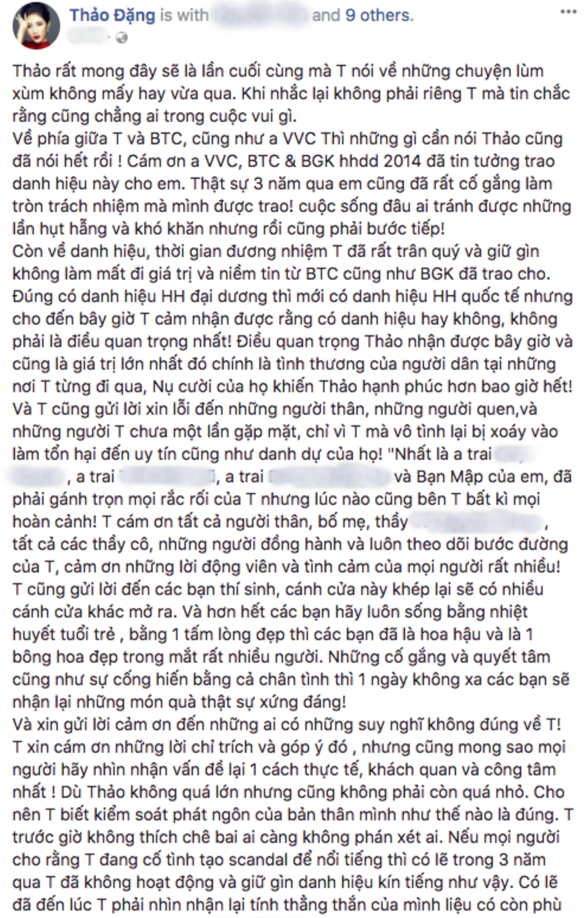 Bị tố từ bỏ vương miện nhưng vẫn dự sự kiện với mác Hoa hậu Đại dương, Đặng Thu Thảo nói gì? Ảnh 2