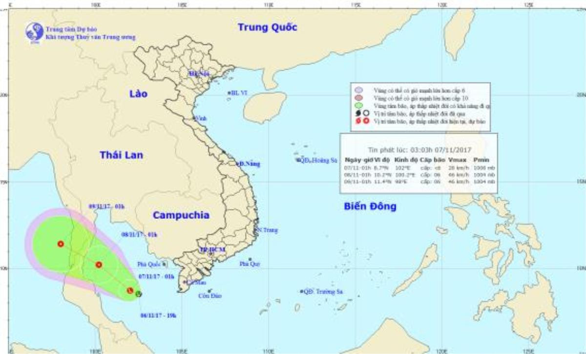 Dự báo thời tiết 7/11: Khả năng lũ chồng lũ tại miền Trung, xuất hiện áp thấp ở vịnh Thái Lan Ảnh 1