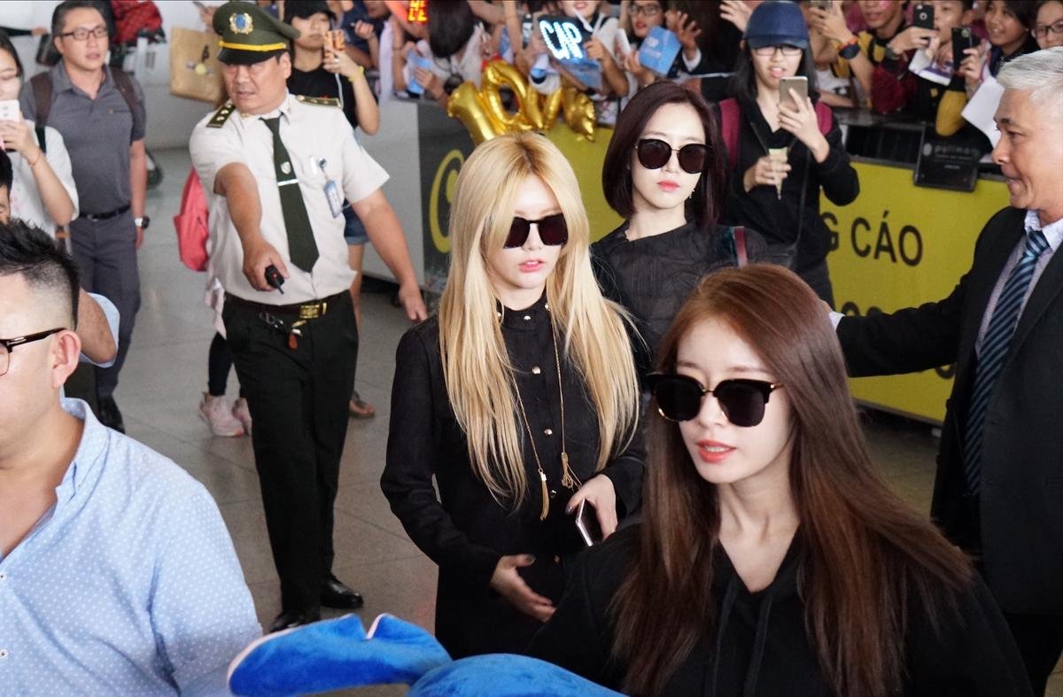 T-ara gây 'náo loạn' khi trở lại Việt Nam sau concert Ảnh 1