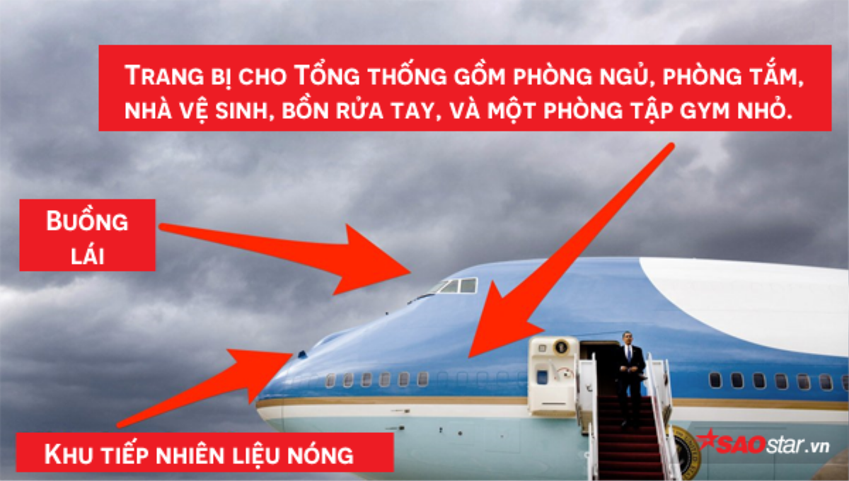 Cận cảnh chiếc máy bay 'hàng khủng' đưa Tổng thống Donald Trump đến Việt Nam Ảnh 2