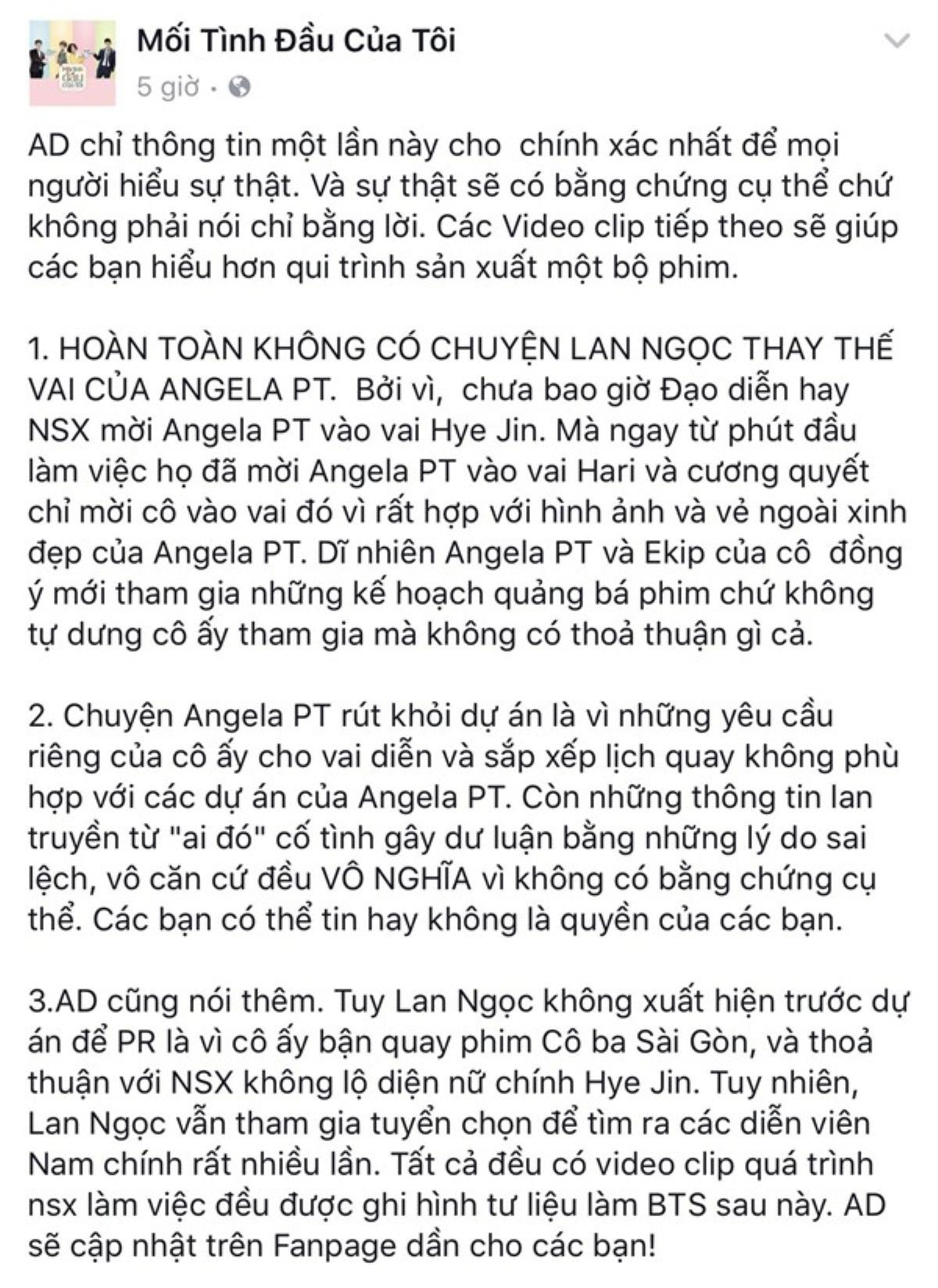 Lộ bằng chứng Ninh Dương Lan Ngọc không hề cướp vai của Angela Phương Trinh Ảnh 8