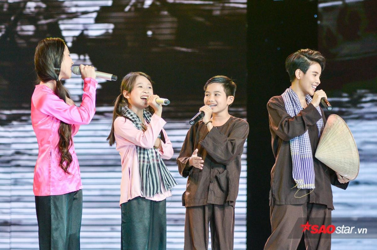 Hương Tràm - Soobin Hoàng Sơn - Vũ Cát Tường cùng học trò kết hợp tuyệt vời ở liveshow 5 The Voice Kids Ảnh 4