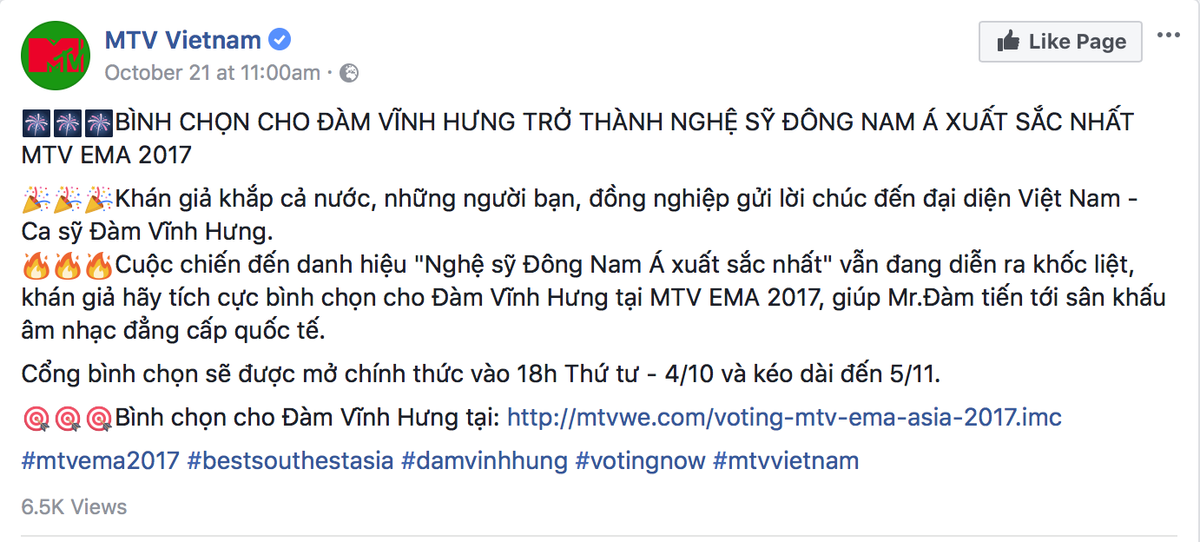 Nghi vấn BTC MTV Việt Nam 'sơ suất' trong khâu bình chọn khiến Mr. Đàm trượt giải tại EMAs Ảnh 1