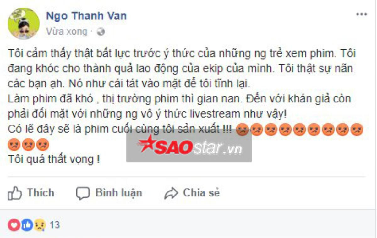 Kẻ quay livestream lén 'Cô Ba Sài Gòn' xin lỗi Ngô Thanh Vân vì 'trót dại' chỉ muốn 'câu like' Ảnh 6