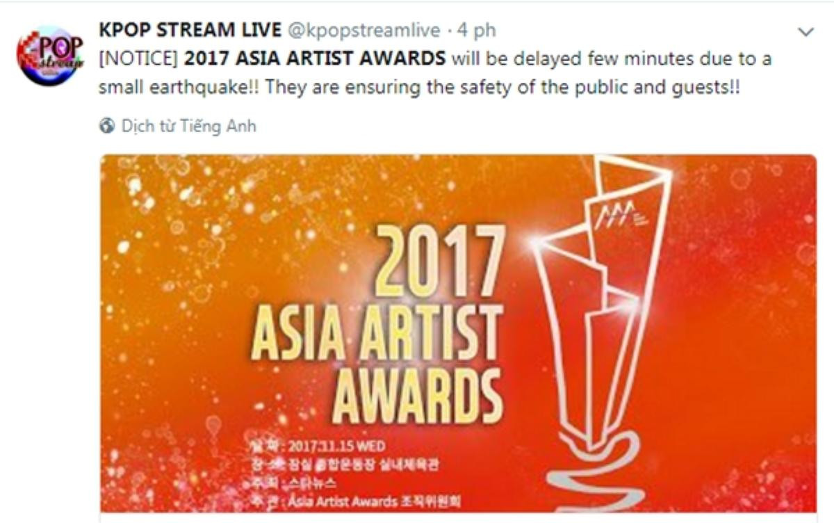 Dàn sao lộng lẫy đã xuất hiện, Asia Artist Awards 2017 vẫn phải tạm hoãn vì động đất Ảnh 41