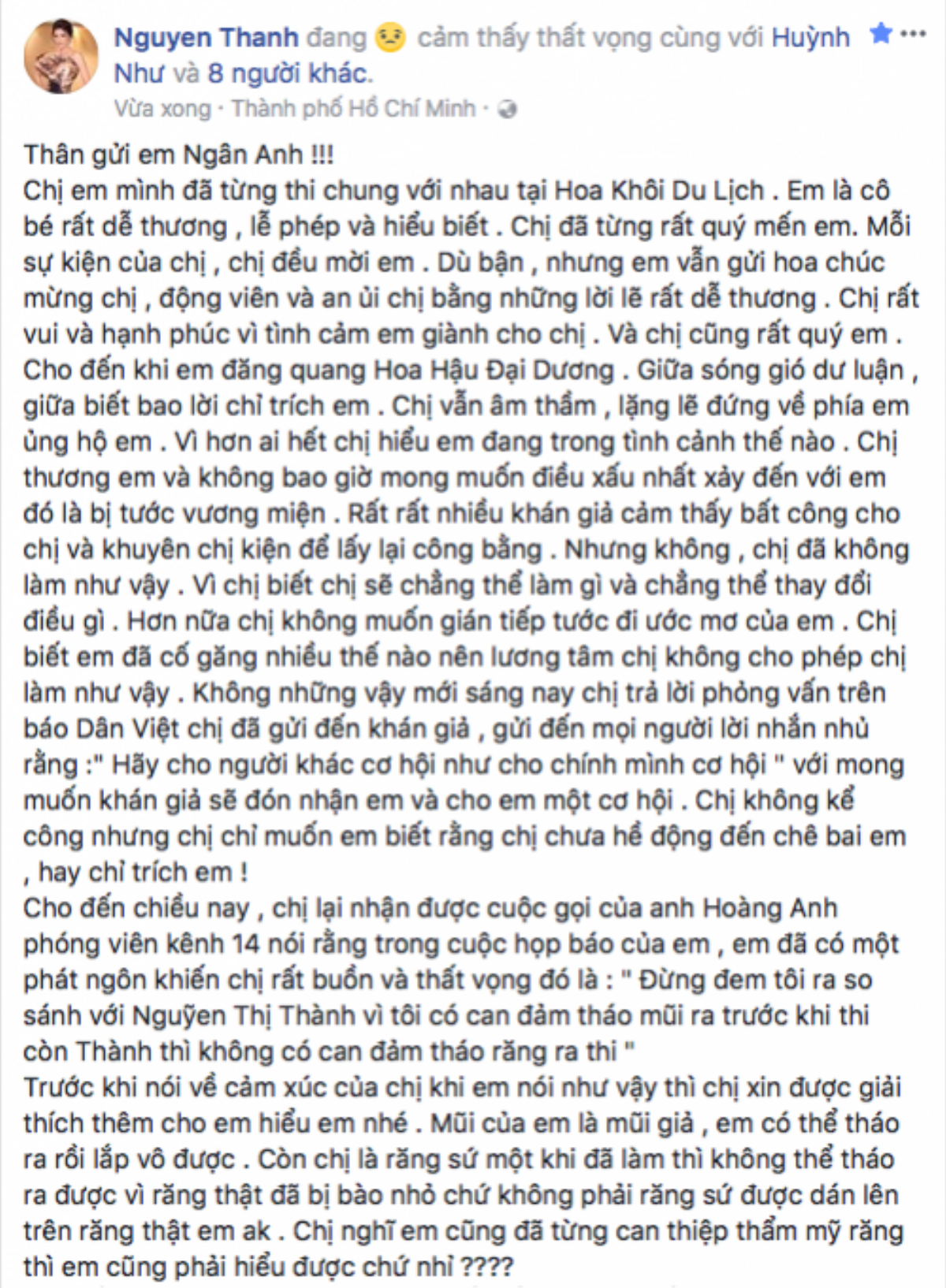 Nguyễn Thị Thành không bắt máy khi Lê Âu Ngân Anh gọi điện xin lỗi Ảnh 3