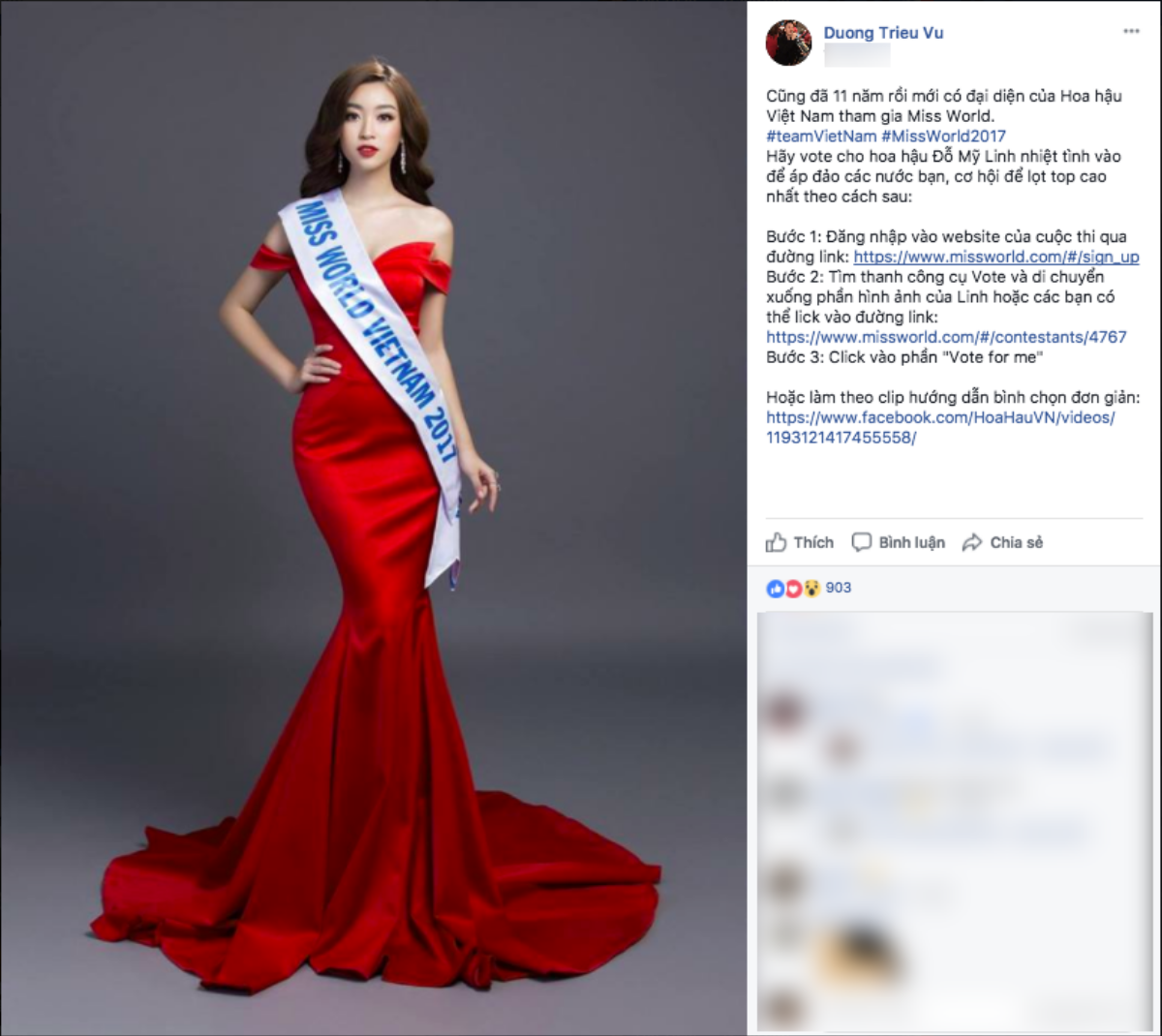 Lan Khuê, Thu Thảo kêu gọi bình chọn cho Đỗ Mỹ Linh trước thềm chung kết Miss World 2017 Ảnh 8