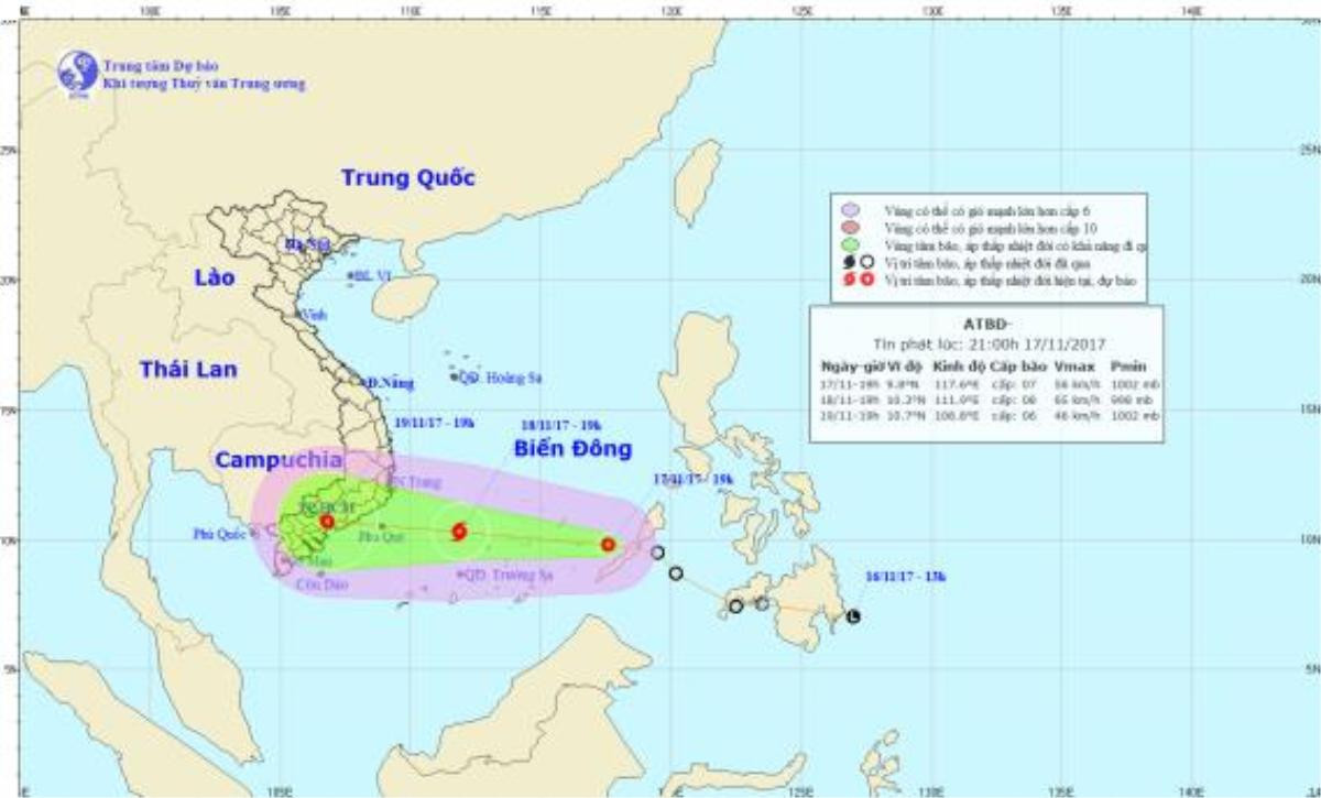 Áp thấp nhiệt đới trên biển Đông có nguy cơ mạnh lên thành bão Ảnh 1