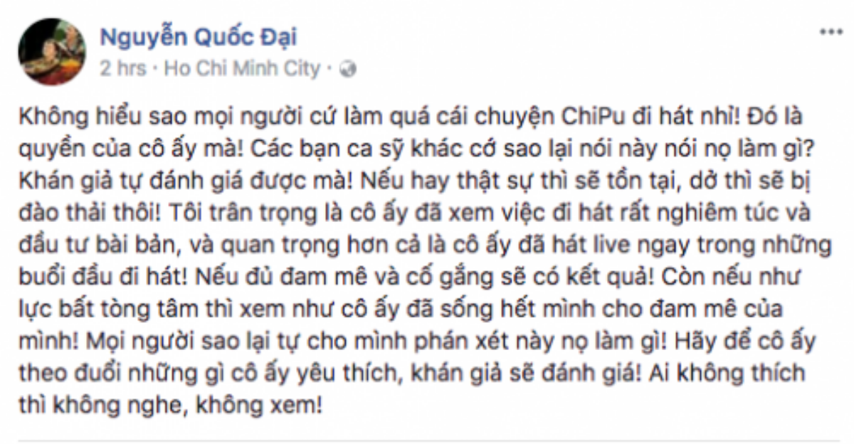 Chuyện Chi Pu đi hát: 'Chiếc áo không làm nên thầy tu', đâu ai đi đánh thuế ước mơ! Ảnh 5