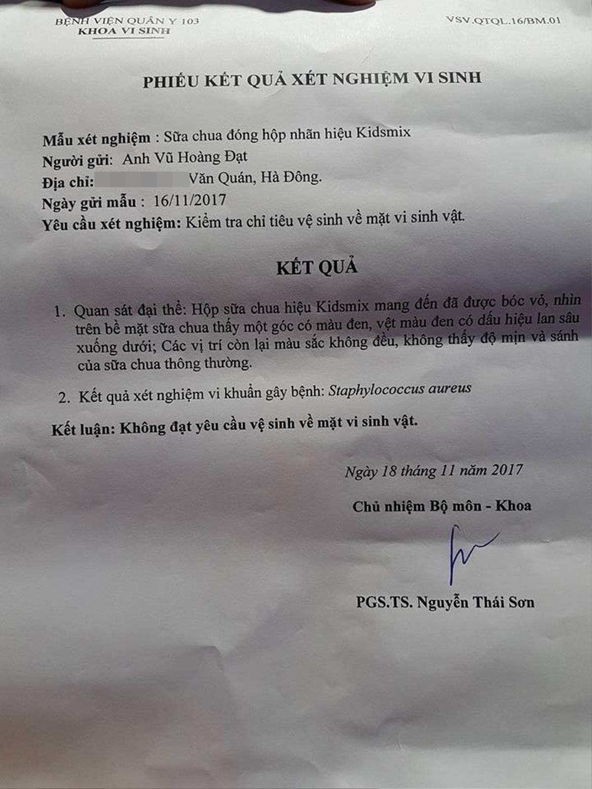 Bị gia đình bé gái tố ngộ độc sau khi ăn sữa chua, Kids Plaza nói gì? Ảnh 2