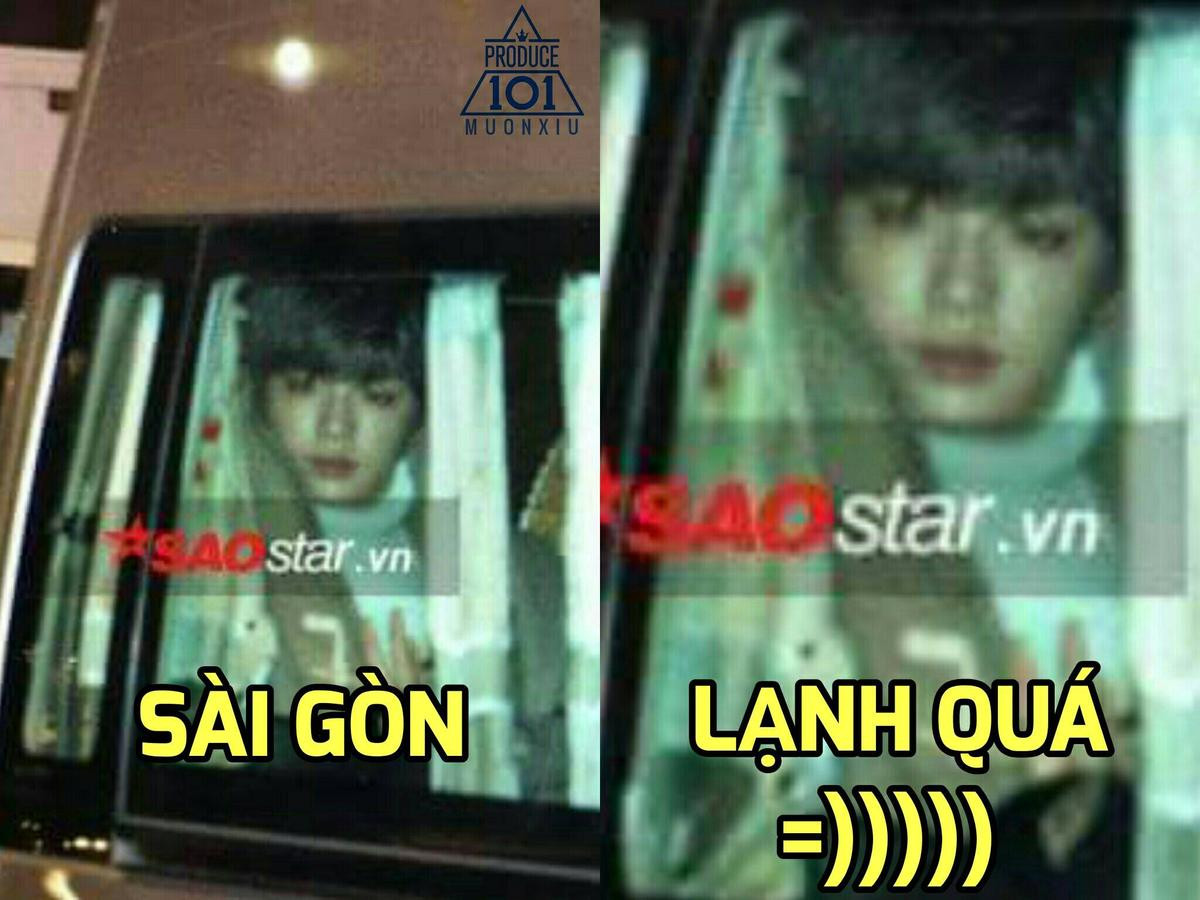 Loạt ảnh Wanna One vén màn chào fan Việt trở thành 'meme' của đêm qua Ảnh 3