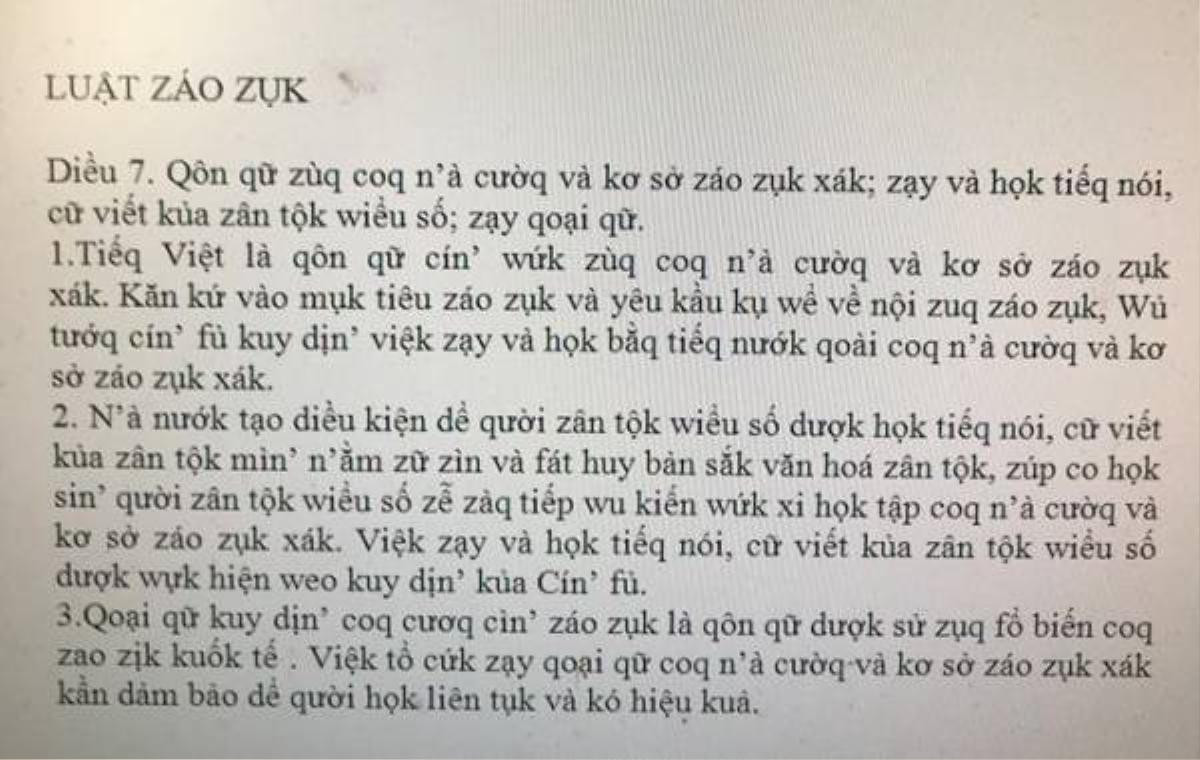 Tác giả đề xuất cải cách tiếng Việt, 'Luật giáo dục' thành 'Luật záo zụk': 'Có người nói tôi dửng mỡ' Ảnh 2