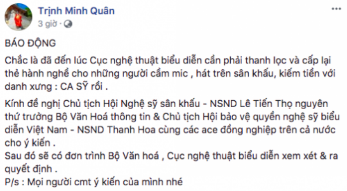 Minh Quân lên tiếng bênh vực Dương Cầm: ‘Showbiz cần người nói thật như anh’ Ảnh 2