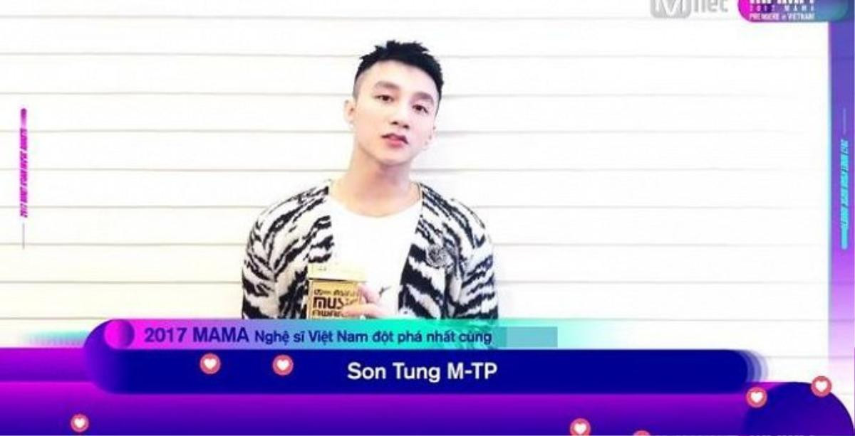 Không chỉ Sơn Tùng - Tóc Tiên, đã có người Việt thứ 3 giành giải MAMA 2017! Ảnh 2