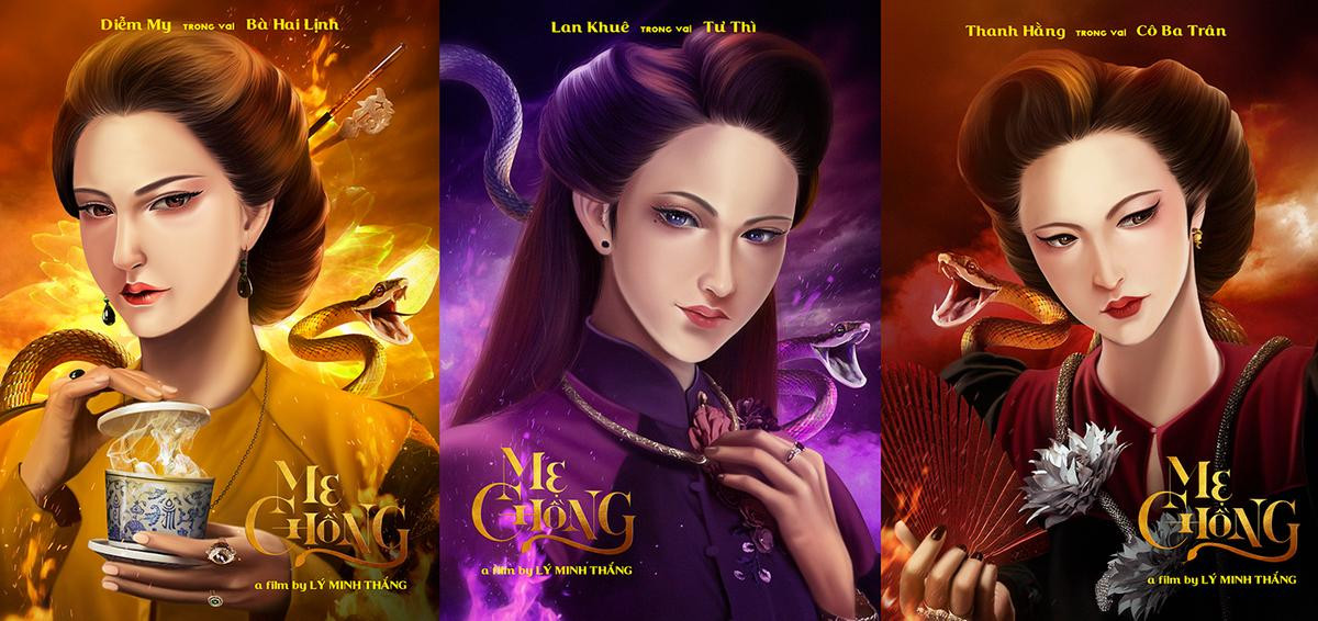 Mê mệt với bộ tranh vẽ fanart Thanh Hằng, Lan Khuê trong phim 'Mẹ chồng' Ảnh 1