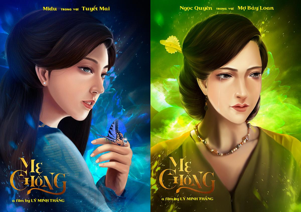 Mê mệt với bộ tranh vẽ fanart Thanh Hằng, Lan Khuê trong phim 'Mẹ chồng' Ảnh 2