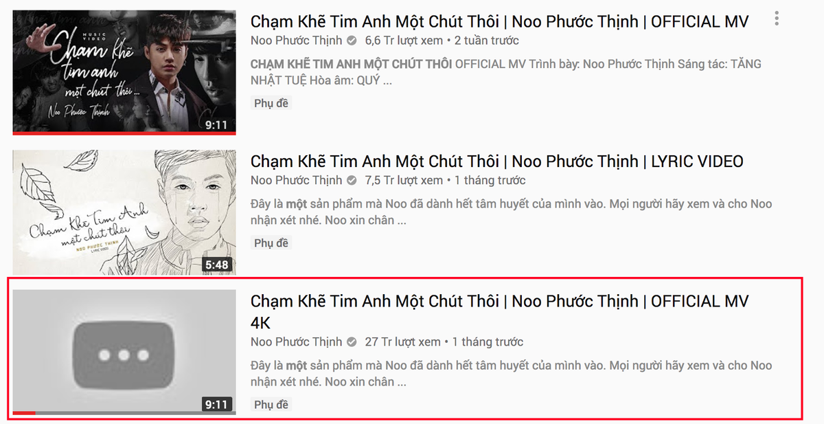 'Mông lung như 1 trò đùa': MV vừa 'sống lại' trên Youtube của Noo lại bị gỡ Ảnh 3