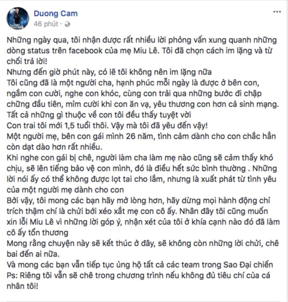 Nhạc sĩ Dương Cầm xin lỗi Miu Lê về phát ngôn chê 'chưa đủ trình làm ca sĩ' Ảnh 3