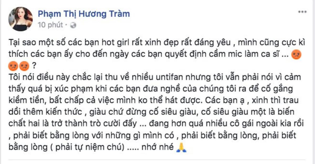 Hương Tràm bất ngờ khen Chi Pu xinh sau vụ đá xéo đi hát Ảnh 3